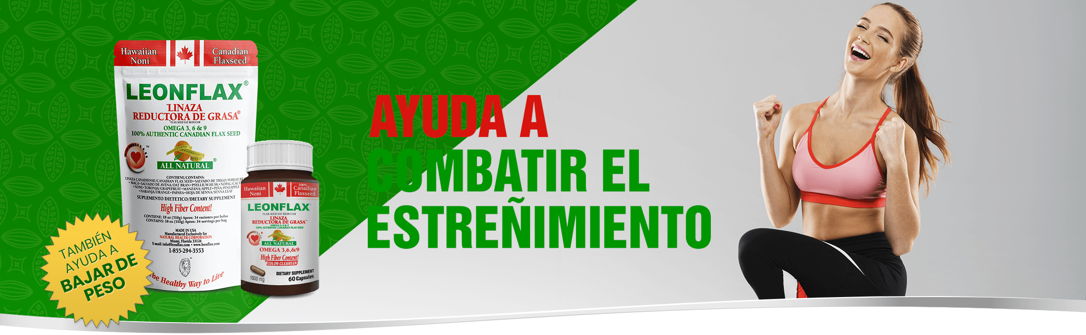 LEONFLAX ayuda a combatir el estreñimiento